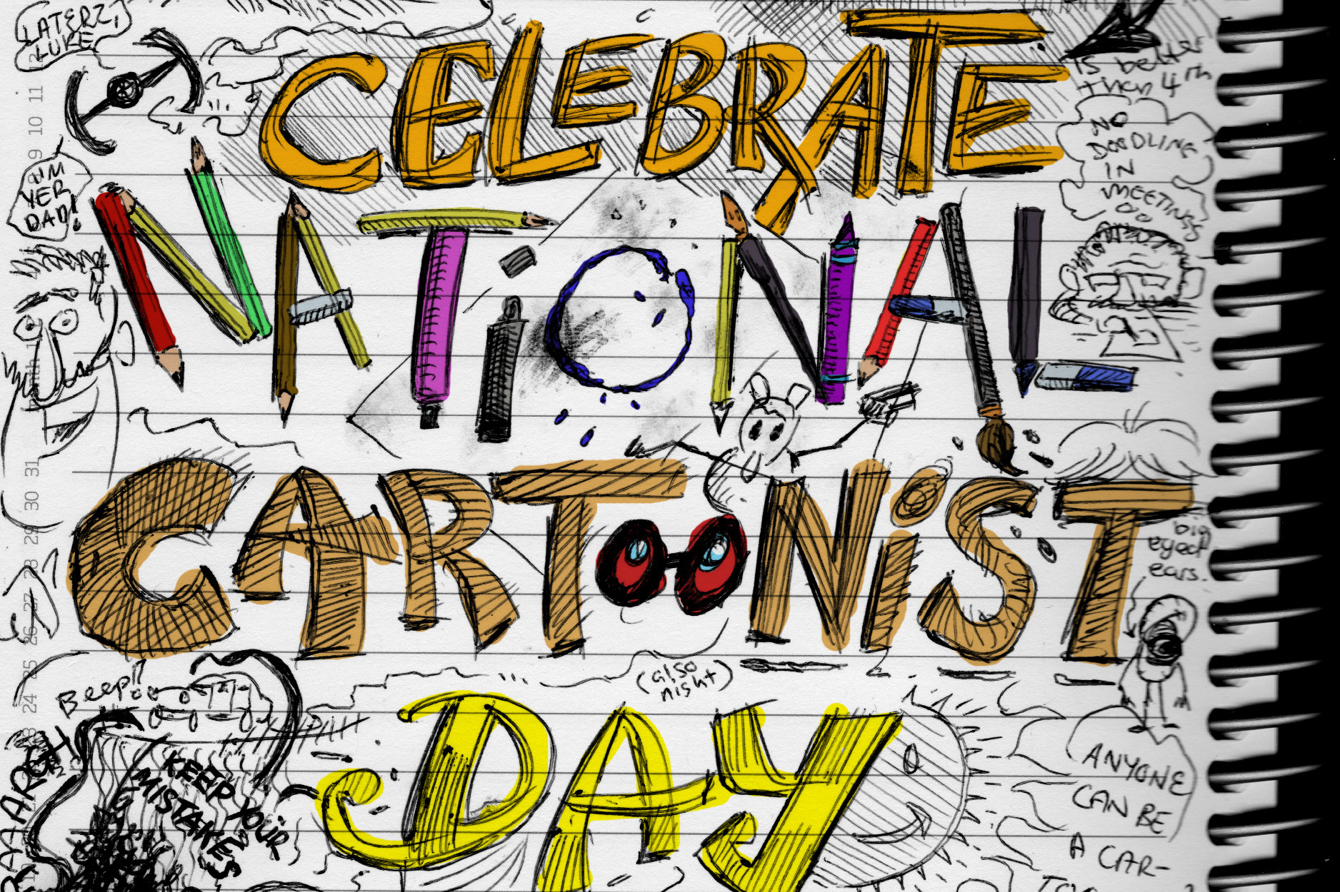 Celebrating National Cartoonist Day